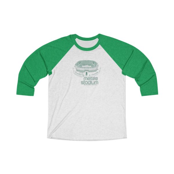 MetLife Stadium Unisex Tri-Blend 34 Raglan Tee - Image 3