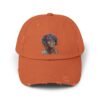 Whitney Houston Mural / Newark, NJ Unisex Distressed Cap - Image 9