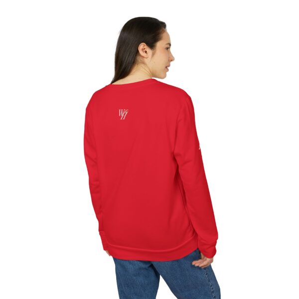 Whitney Houston Mural / Newark, NJ Adidas Unisex Fleece Crewneck Sweatshirt - Image 24
