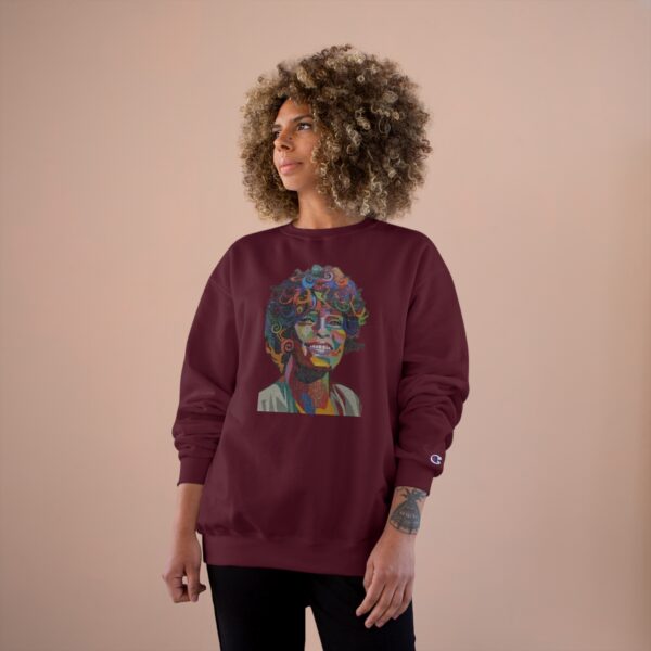 Whitney Houston Mural / Newark, NJ Champion Sweatshirt - Image 28