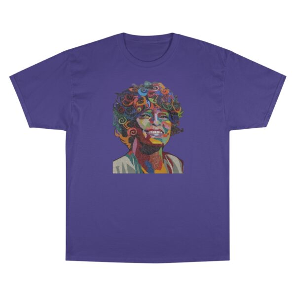 Whitney Houston Mural / Newark, NJ Champion T-Shirt - Image 25