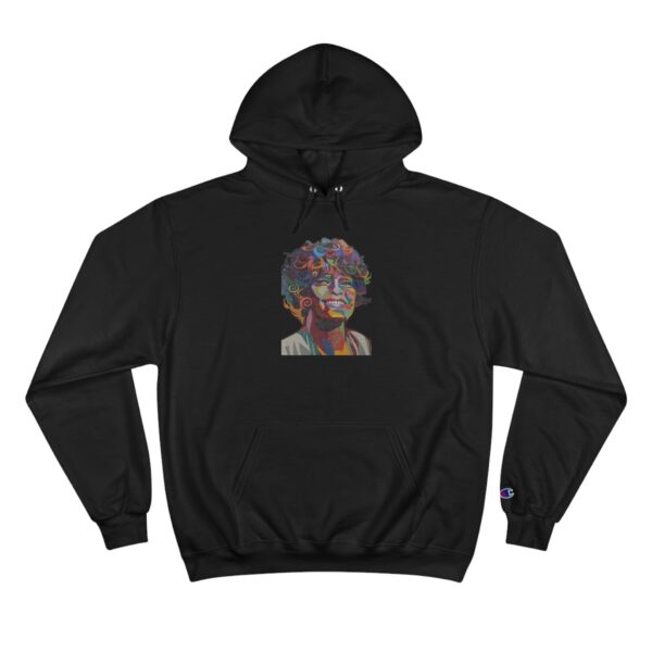 Whitney Houston Mural / Newark, NJ Champion Hoodie - Image 21