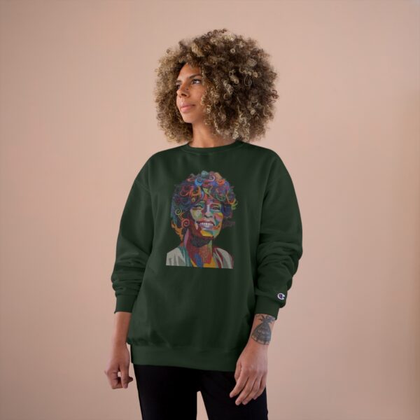 Whitney Houston Mural / Newark, NJ Champion Sweatshirt - Image 12