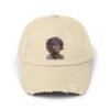 Whitney Houston Mural / Newark, NJ Unisex Distressed Cap - Image 5