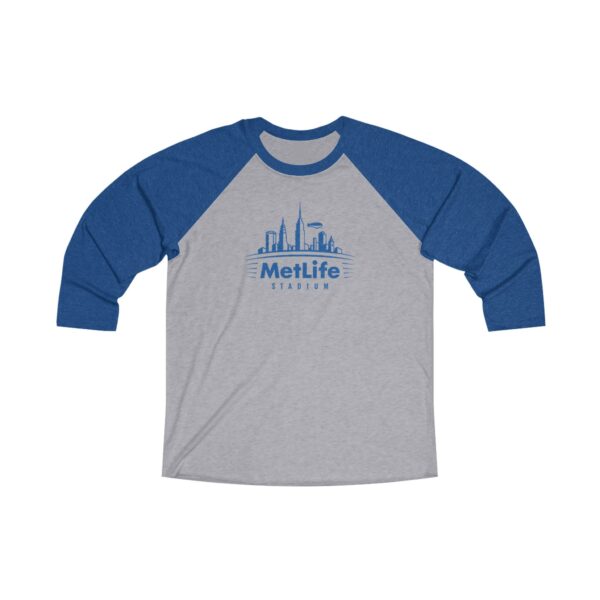 MetLife Stadium Unisex Tri-Blend 34 Raglan Tee - Image 9