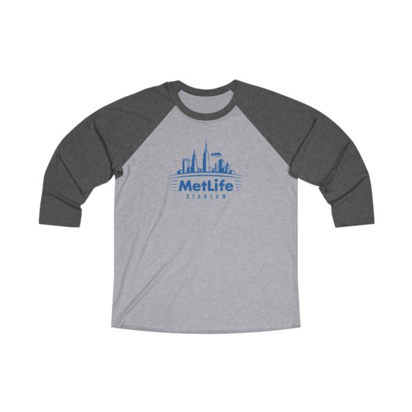 MetLife Stadium Unisex Tri-Blend 34 Raglan Tee - Image 11