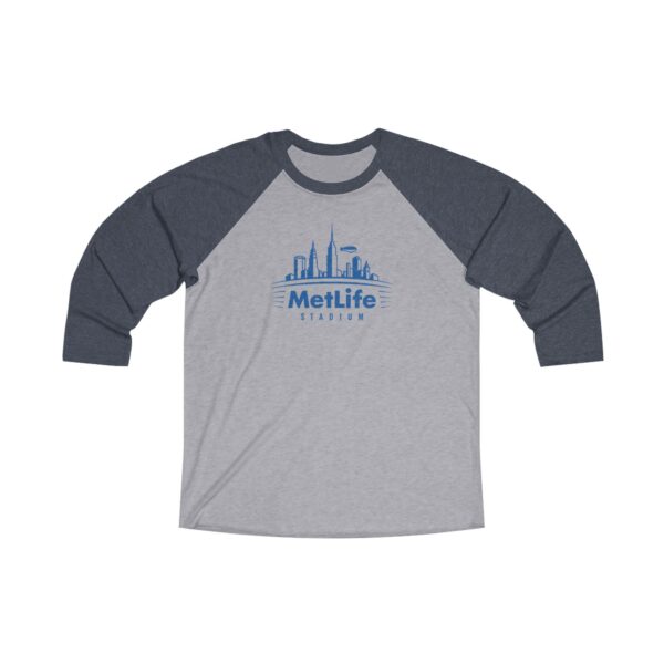 MetLife Stadium Unisex Tri-Blend 34 Raglan Tee - Image 13