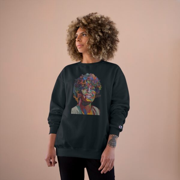 Whitney Houston Mural / Newark, NJ Champion Sweatshirt - Image 24