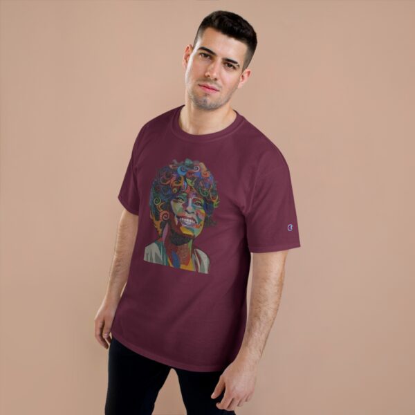 Whitney Houston Mural / Newark, NJ Champion T-Shirt - Image 31