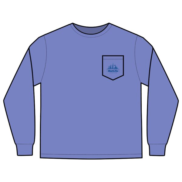 MetLife Stadium Unisex Long Sleeve Pocket T-Shirt - Image 25