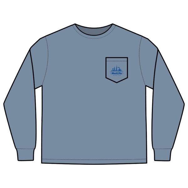 MetLife Stadium Unisex Long Sleeve Pocket T-Shirt - Image 27
