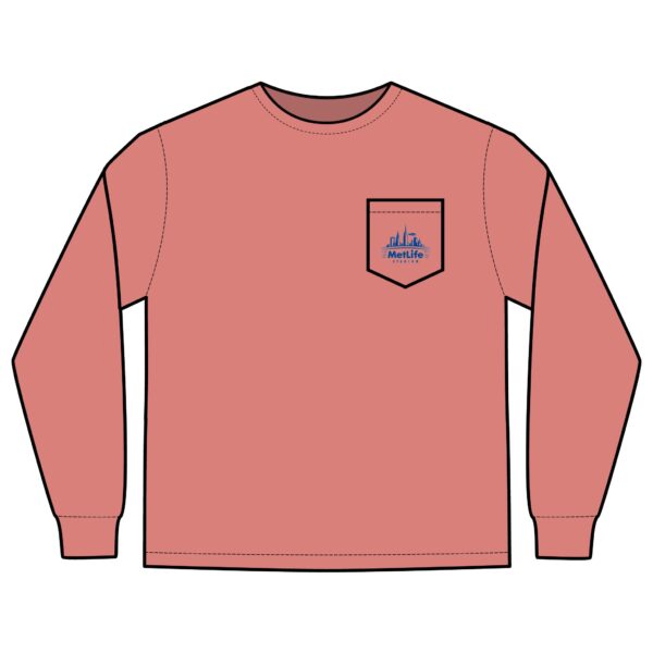 MetLife Stadium Unisex Long Sleeve Pocket T-Shirt - Image 35