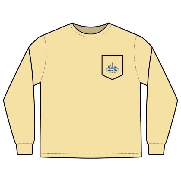 MetLife Stadium Unisex Long Sleeve Pocket T-Shirt - Image 5