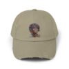 Whitney Houston Mural / Newark, NJ Unisex Distressed Cap - Image 13