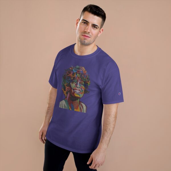 Whitney Houston Mural / Newark, NJ Champion T-Shirt - Image 27