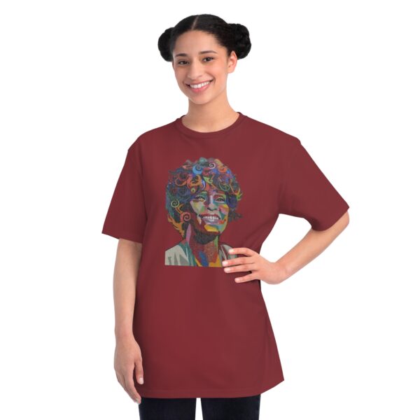 Whitney Houston Mural / Newark, NJ Organic Unisex Classic T-Shirt - Image 28