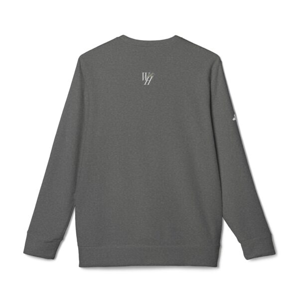 Whitney Houston Mural / Newark, NJ Adidas Unisex Fleece Crewneck Sweatshirt - Image 2