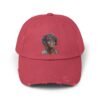Whitney Houston Mural / Newark, NJ Unisex Distressed Cap - Image 29