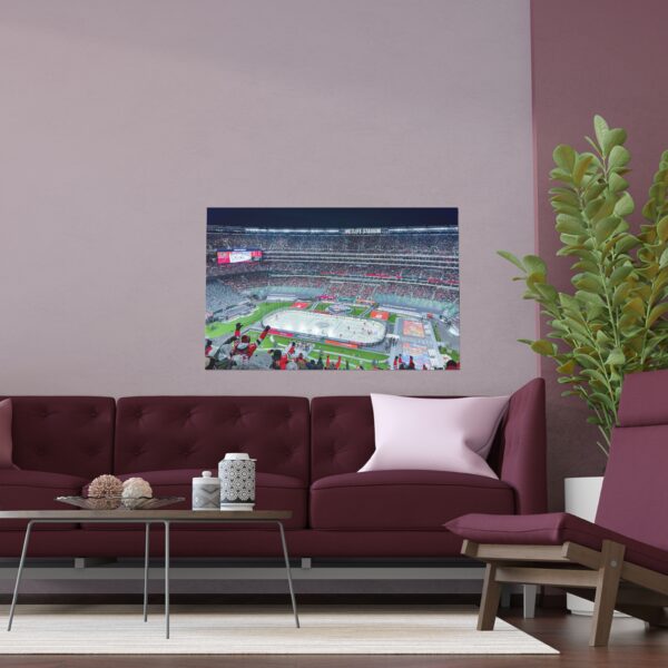 2024 Stadium Series MetLife Stadium - Philadelphia Flyers vs New Jersey Devils Indoor and Outdoor Silk Posters - Image 3