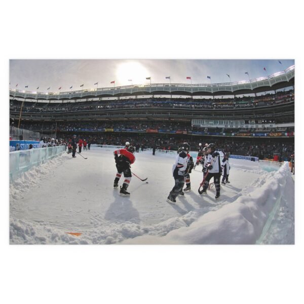 2014 Stadium Series Yankee Stadium - New York Rangers vs  New Jersey Devils Indoor and Outdoor Silk Posters
