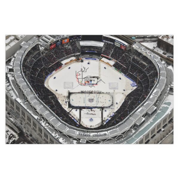 2014 Stadium Series Yankee Stadium - New York Rangers vs  New Jersey Devils Indoor and Outdoor Silk Posters
