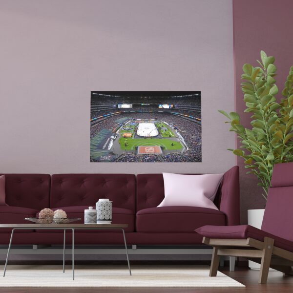 2024 Stadium Series MetLife Stadium - New York Rangers vs New York Islanders Indoor and Outdoor Silk Posters - Image 3