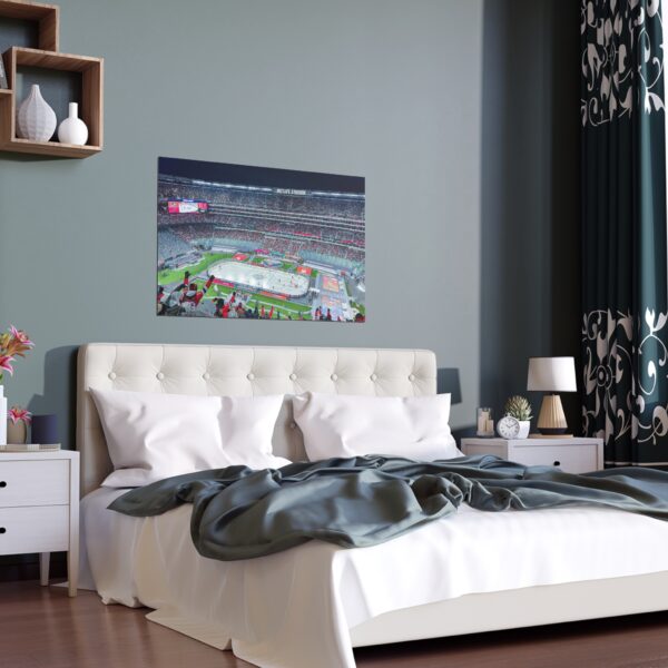 2024 Stadium Series MetLife Stadium - Philadelphia Flyers vs New Jersey Devils Indoor and Outdoor Silk Posters - Image 2