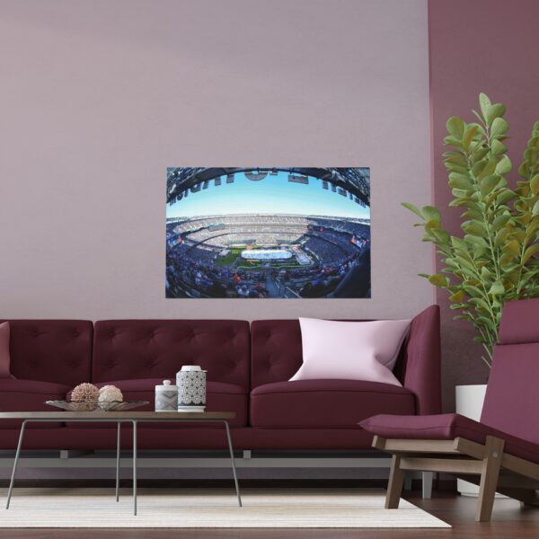 2024 Stadium Series MetLife Stadium - Philadelphia Flyers vs New Jersey Devils Indoor and Outdoor Silk Posters - Image 3