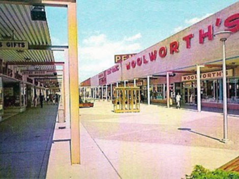 The Black Horse Pike Shopping Center on Route 168 and W. Nicholson Road in Audobon is shown in this undated promotional postcard photo. The open-air mall included JCPenney and E.J. Korvette's stores as well as the visible Woolworth's.