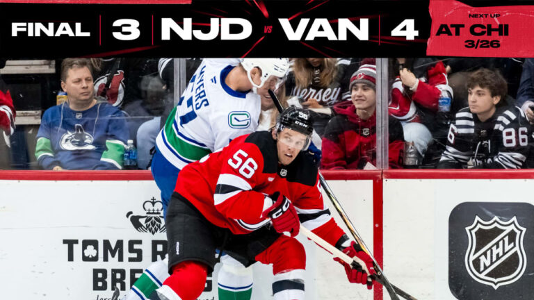 3 Takeaways From the Devils’ 4-3 Shootout Loss to the Canucks