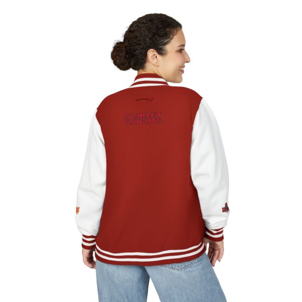 Rutgers Scarlet Knights Unisex Heavyweight Letterman Jacket - Image 4