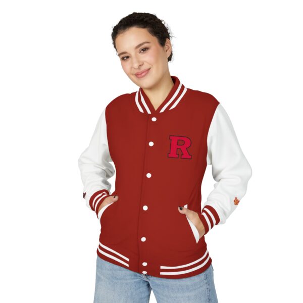Rutgers Scarlet Knights Unisex Heavyweight Letterman Jacket - Image 3