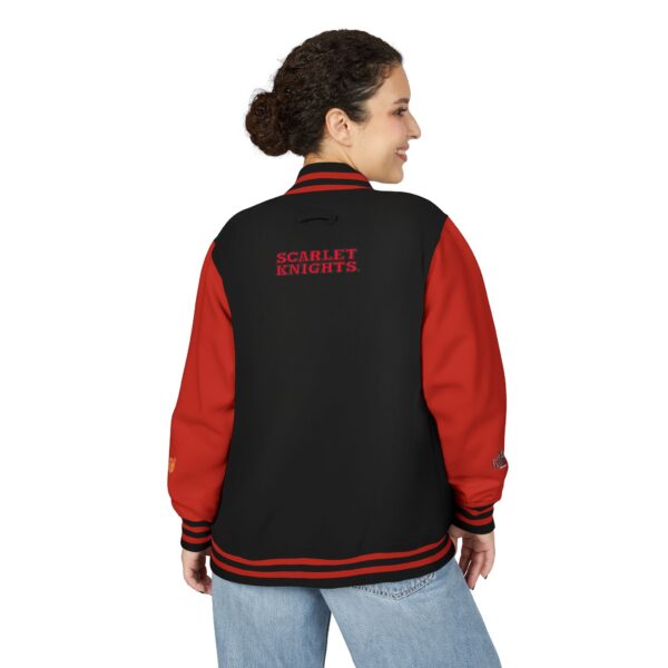 Rutgers Scarlet Knights Unisex Heavyweight Letterman Jacket - Image 8