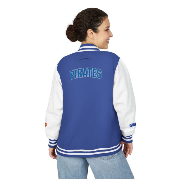Seton Hall Pirates Unisex Heavyweight Letterman Jacket - Image 4
