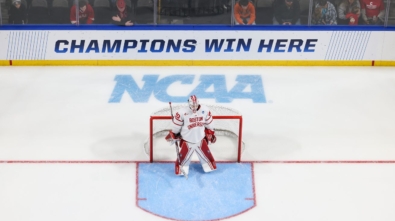 NCAA HOCKEY: MAR 29 DI Men’s Ice Hockey Championship Toledo Regional - Cornell vs. Boston University