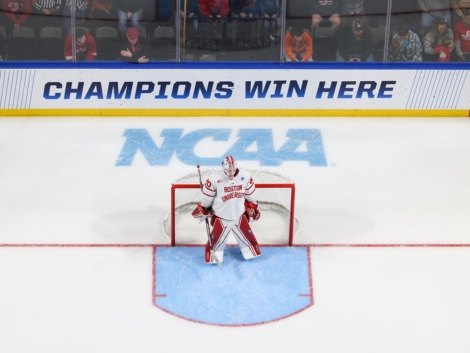 NCAA HOCKEY: MAR 29 DI Men’s Ice Hockey Championship Toledo Regional - Cornell vs. Boston University