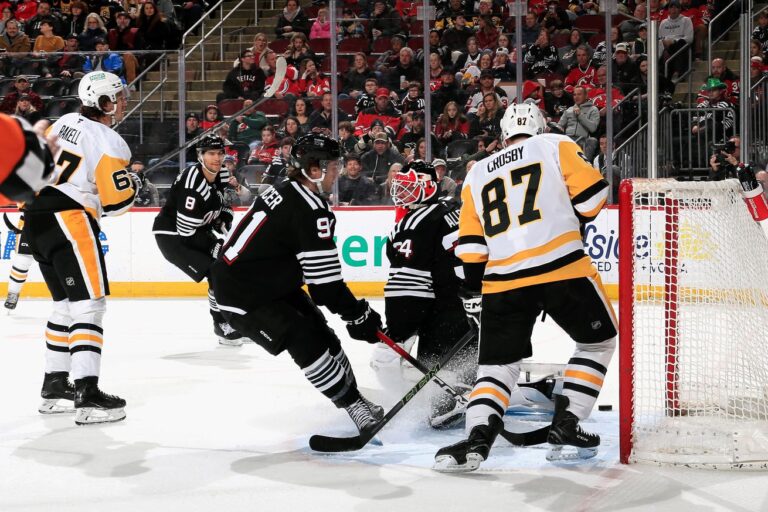 The New Jersey Devils suffered a 4-2 home defeat to the Pittsburgh Penguins on April 11, 2025, at Prudential Center in Newark, New Jersey.