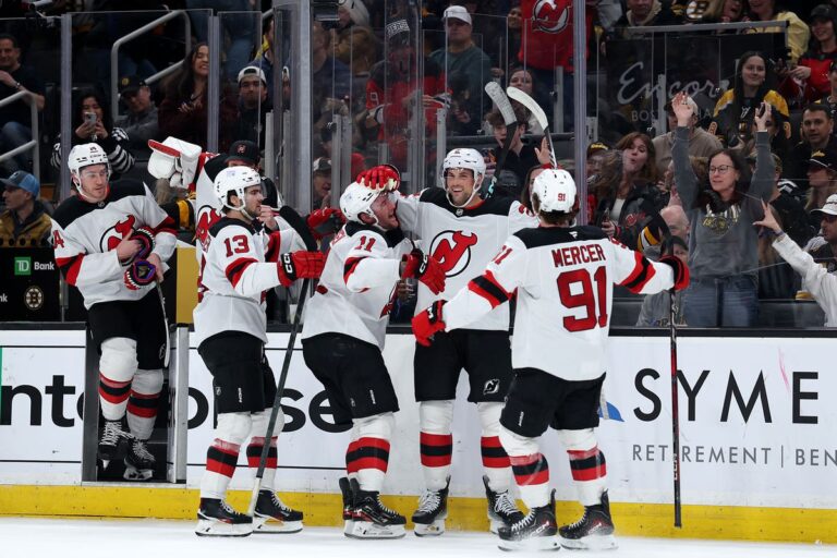Brian Dumoulin’s Overtime Heroics Lift Devils Past Bruins in Wild One at TD Garden