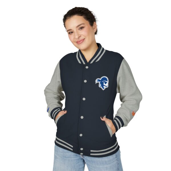 Seton Hall Pirates Unisex Heavyweight Letterman Jacket - Image 7
