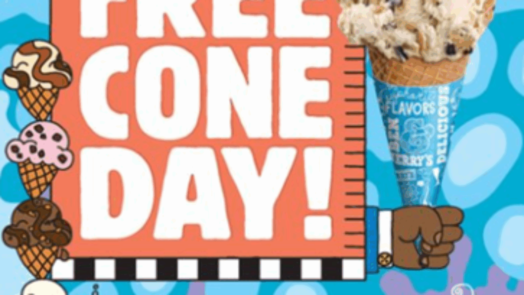 Ben & Jerry's free cone day poster 2025 image001 (2)