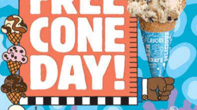 Ben & Jerry's free cone day poster 2025 image001 (2)