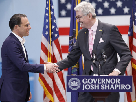 On April 13, Gov. Phil Murphy and Pennsylvania Gov. Josh Shapiro visited the International Union of Painters and Allied Trades (IUPAT) District Council 21 training facility in Philadelphia to tour the innovative center and announce their intention to form an interstate task force to address wage theft and worker misclassification in the two states.