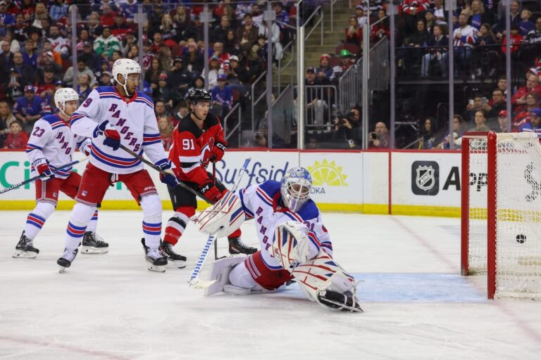 Devils Dominate Rangers 4-0, Move Closer to Playoff Spot in Rivalry Rout