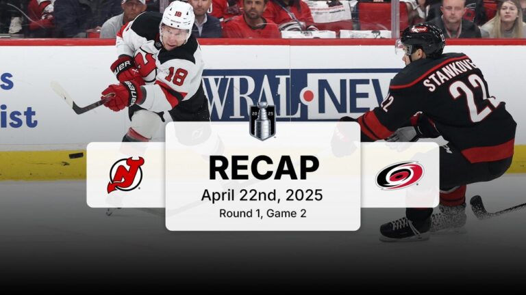 Explore New Jersey Devils 3 Key Takeaways from the Devils’ Game 2 Loss in Carolina