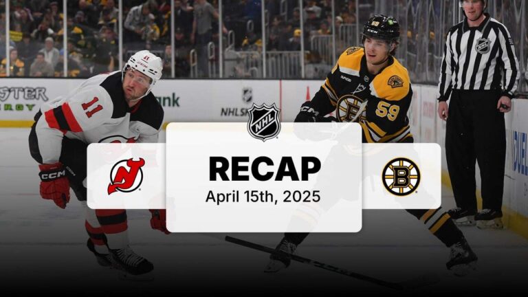 Explore New Jersey Sports on Wednesday as Dumoulin’s OT Winner Lifts Devils Over Bruins in Wild 5-4 Finish