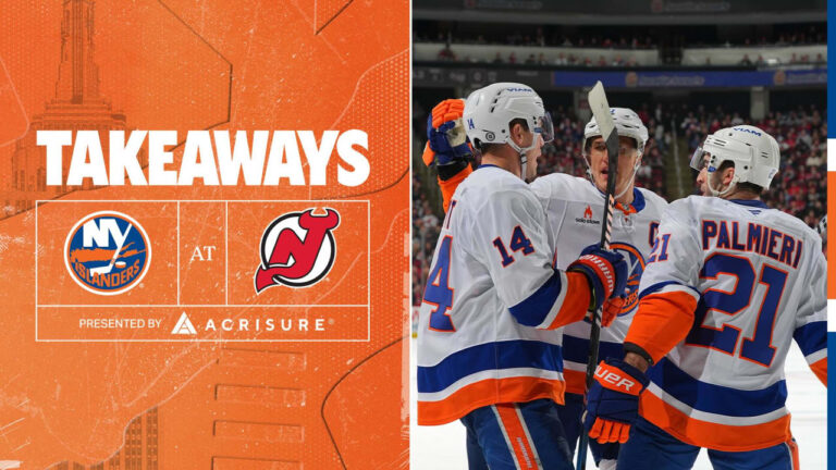 Sorokin Shines as Islanders Blank Devils 1-0 in Matinee as Devils Silenced in Newark