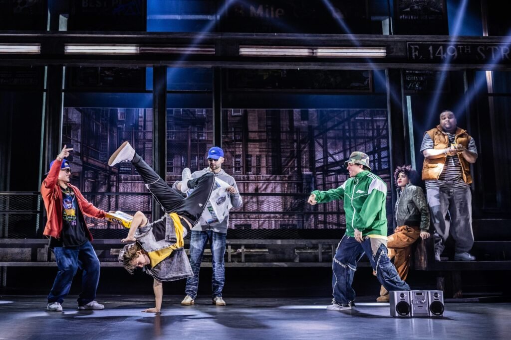 People dancing onstage in