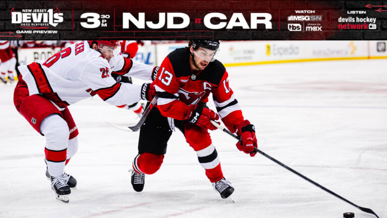 Explore New Jersey Game Day Report: Devils Set for Crucial Game 4 Battle Against Hurricanes and Look to Even the Series After Epic Double-OT Game 3 Win