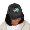 New York Jets Embroidered Logo on Vintage Cap - Image 8