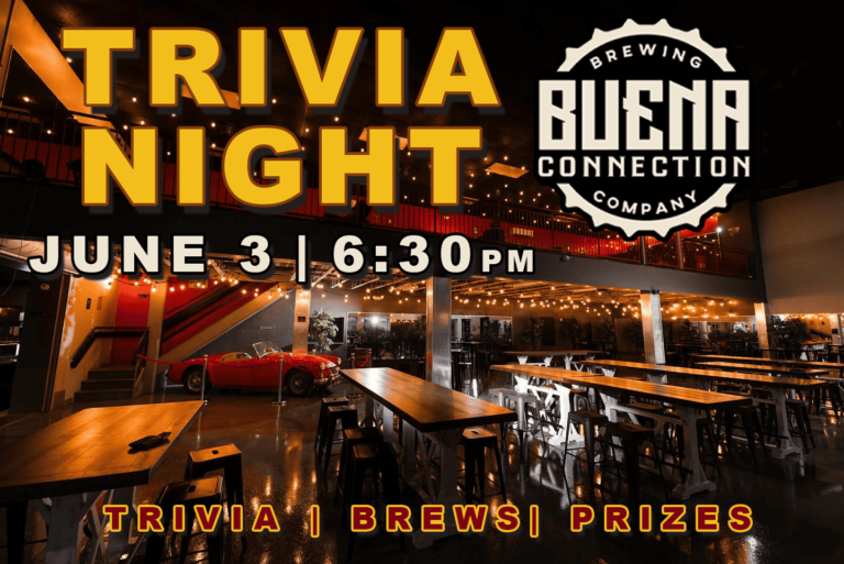 Get Ready for Trivia, Taps & Team Spirit at Buena Connection Brewing Co – June 3!